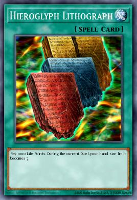 Hieroglyph Lithograph