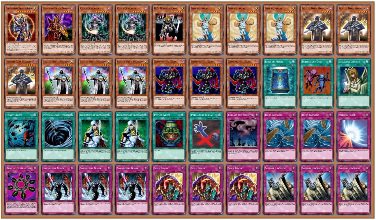 drain chaos deck list orig