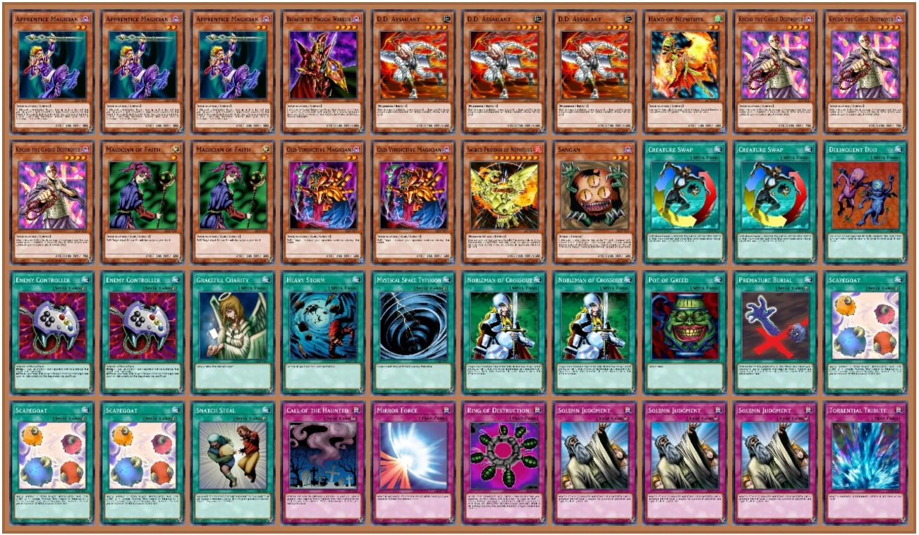 sacred phoenix deck list orig